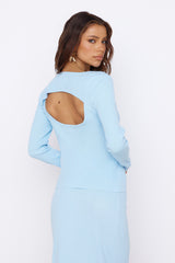 Garten Eden Top Blau