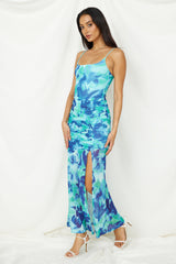 Maxikleid "Tiefseetaucher" Blau