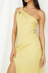 Wrinkle In Time Maxikleid Gelb