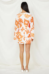 Make It Happen Minikleid Orange