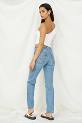 Hand On My Heart Crop Top Weiß