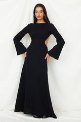 SNDYS Dahlia Maxikleid Schwarz
