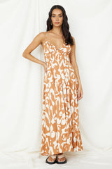 Lover Of Love Maxi-Kleid Braun