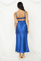 Roaming Girl Maxikleid Blau