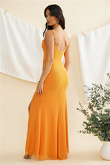 Maxikleid „Change Is Coming“ Orange