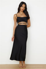 Carmela Maxikleid Schwarz