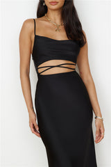 Carmela Maxikleid Schwarz