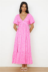 Daydreamer Maxikleid in Pink