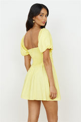 Time Again Kleid Gelb