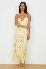 Maxikleid „For The Taking“ Gelb