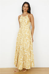 Take You Home Maxikleid Gelb