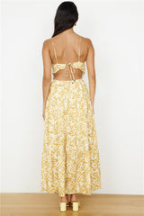 Take You Home Maxikleid Gelb