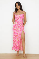 Maxikleid "Forgetting You" Rosa
