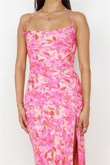 Maxikleid "Forgetting You" Rosa