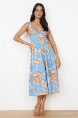 Midi-Kleid „All Day“ in Blau