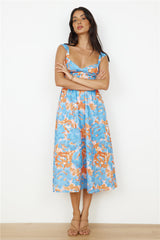 Midi-Kleid „All Day“ in Blau