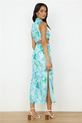 Kiss From The Ocean Midikleid Blau
