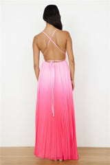 HELLO MOLLY Liebesbrief an dich Maxikleid Pink