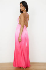 HELLO MOLLY Liebesbrief an dich Maxikleid Pink