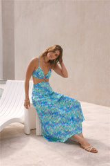 FORTUNATE ONE Serena Maxikleid Blau