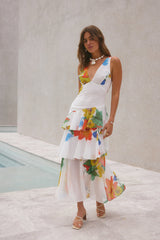 Floral Dreams Maxikleid Mehrfarbig