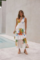 Floral Dreams Maxikleid Mehrfarbig