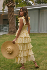 Dalia Maxikleid Gelb