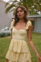 Dalia Maxikleid Gelb