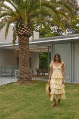Dalia Maxikleid Gelb