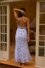 Maxikleid Azure Oasis Blau