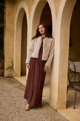 Nalla Maxikleid Braun