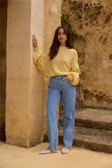 Mikale Strickpullover Gelb
