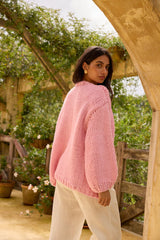 Sherbert Strickjacke Rosa