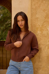 Hot Chocolate Cardigan Braun