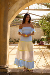 Lillis and Lemons Maxikleid Blau
