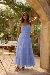Ein Cloud Maxikleid Blau