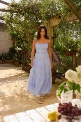 Ein Cloud Maxikleid Blau