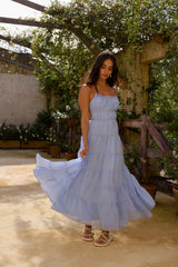 Ein Cloud Maxikleid Blau