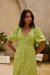 Remi Rounds Maxikleid Grün