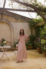 Luminous Dreams Florales Maxikleid Rosa