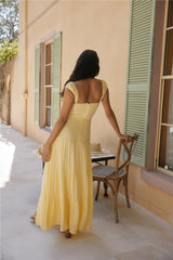 Maxikleid „Crystal Waters“ Gelb