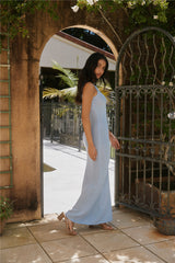 Runaway The Label Maxikleid Adriana Blau