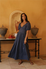 Bambi Blue Maxikleid Marine