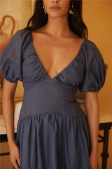 Bambi Blue Maxikleid Marine