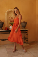 Lu & Lux Maxikleid Rot