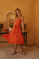 Lu & Lux Maxikleid Rot