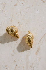 18 Karat vergoldet Find Your Shell Ohrringe