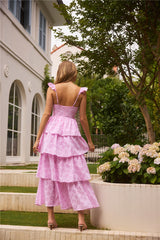 Fonder Moments Maxikleid Rosa