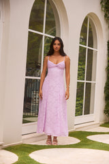 Habita Maxikleid Lila