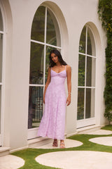Habita Maxikleid Lila
